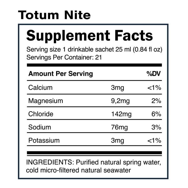 Quicksilver Scientific Totum Nite (21-25mL drinkable Sachets) - Maple Wellness Supplements