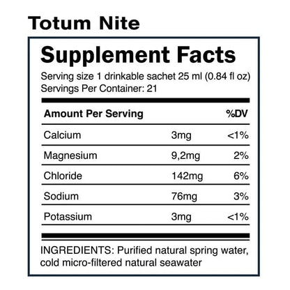 Quicksilver Scientific Totum Nite (21-25mL drinkable Sachets) - Maple Wellness Supplements