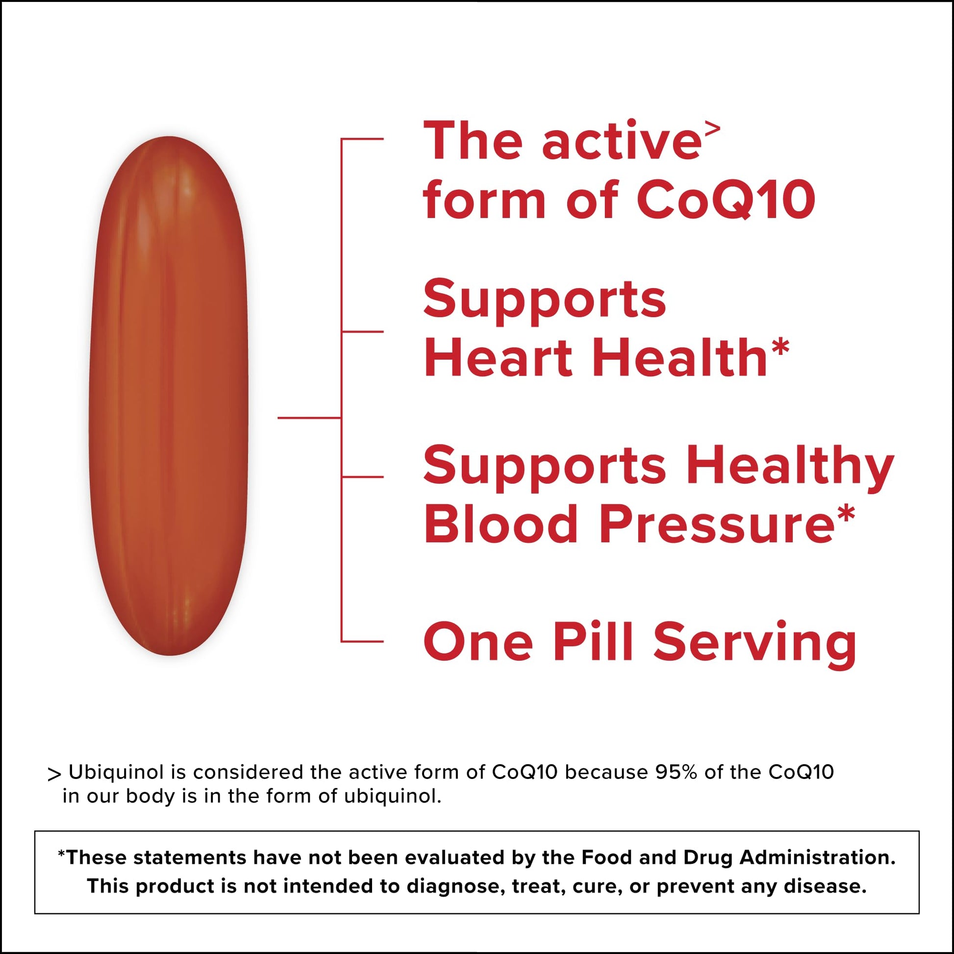 Qunol 200mg Ubiquinol, Powerful Antioxidant for Heart and Vascular Health, Essential for energy production, Natural Supplement Active Form of CoQ10, 60 Count - Maple Wellness Supplements