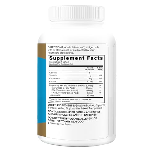Qunol Advanced Omega 3 Krill and Fish Oil Complex, 10x Better Bioavailability, One Pill Dose, 250mg EPA & DHA - Maple Wellness Supplements