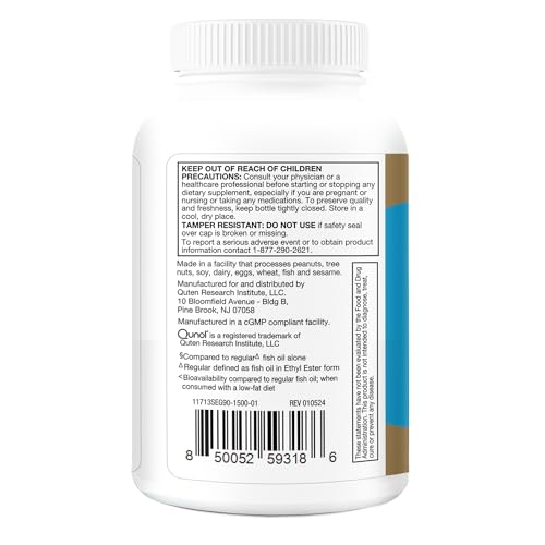 Qunol Advanced Omega 3 Krill and Fish Oil Complex, 10x Better Bioavailability, One Pill Dose, 250mg EPA & DHA - Maple Wellness Supplements