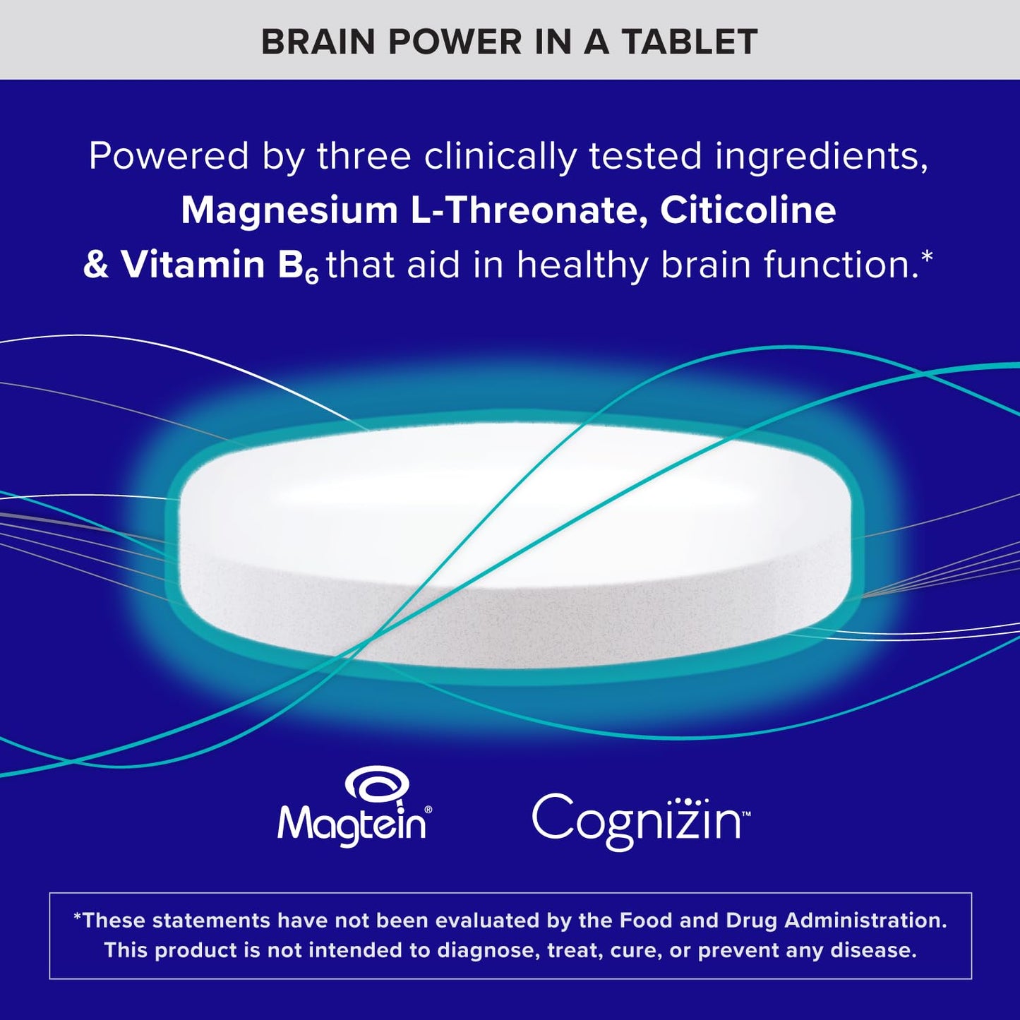 Qunol Brain Health Memory Plus with B6, Magnesium L-Threonate & Citicoline, Clinically Tested Ingredients to Improve Memory, Focus, Attention and Productivity, 90 Count - Maple Wellness Supplements