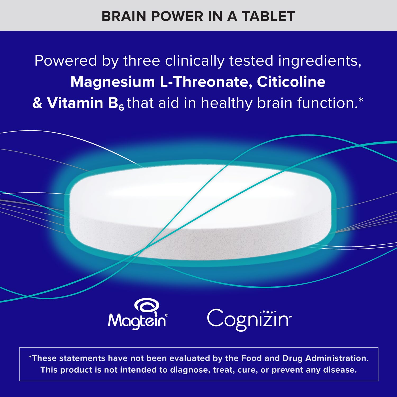 Qunol Brain Health Memory Plus with B6, Magnesium L-Threonate & Citicoline, Clinically Tested Ingredients to Improve Memory, Focus, Attention and Productivity, 90 Count - Maple Wellness Supplements