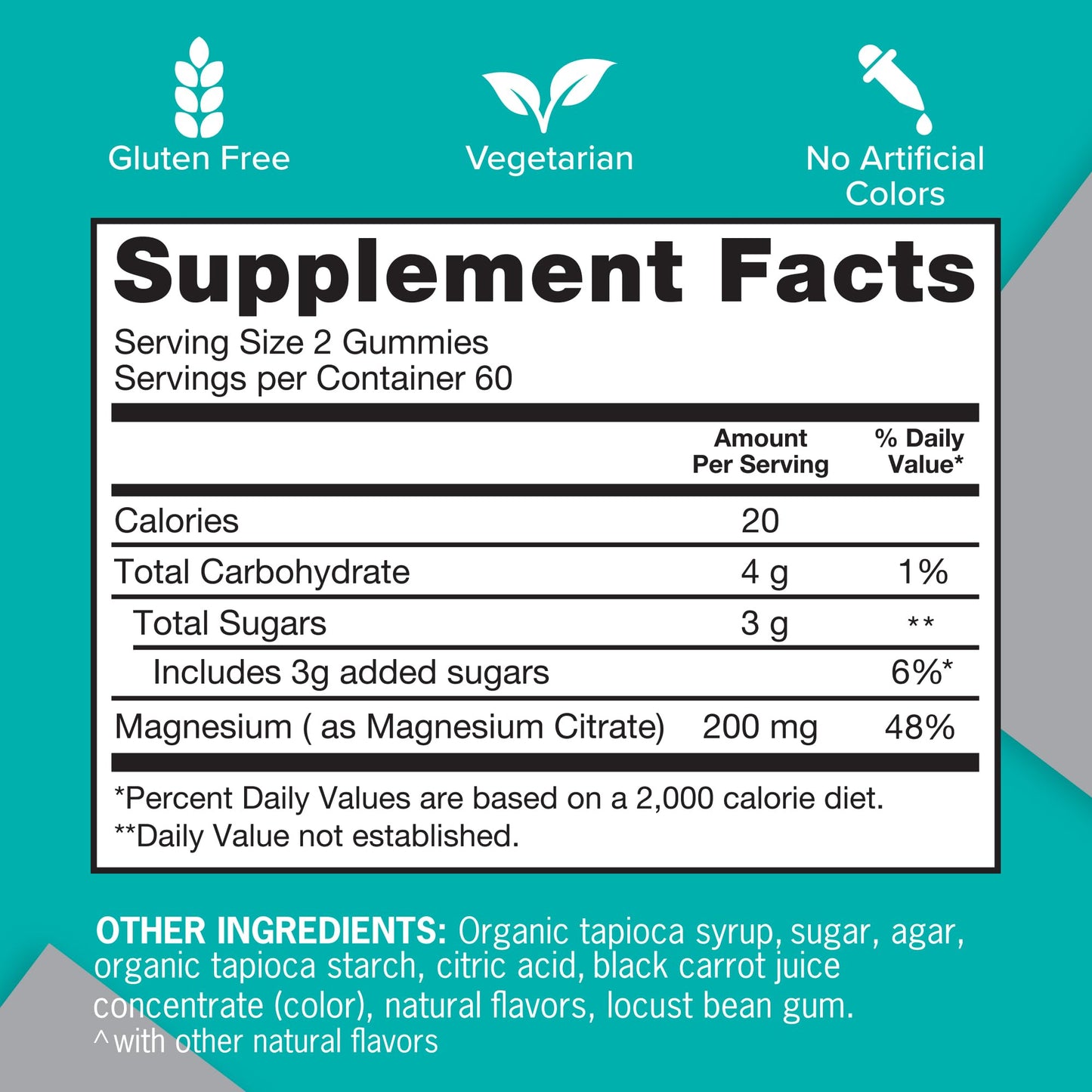 Qunol Magnesium Gummies for Adults, 200mg Elemental Magnesium (from 1,750mg Magnesium Citrate), High Absorption Magnesium Supplement, Supports Nerve, - Maple Wellness Supplements