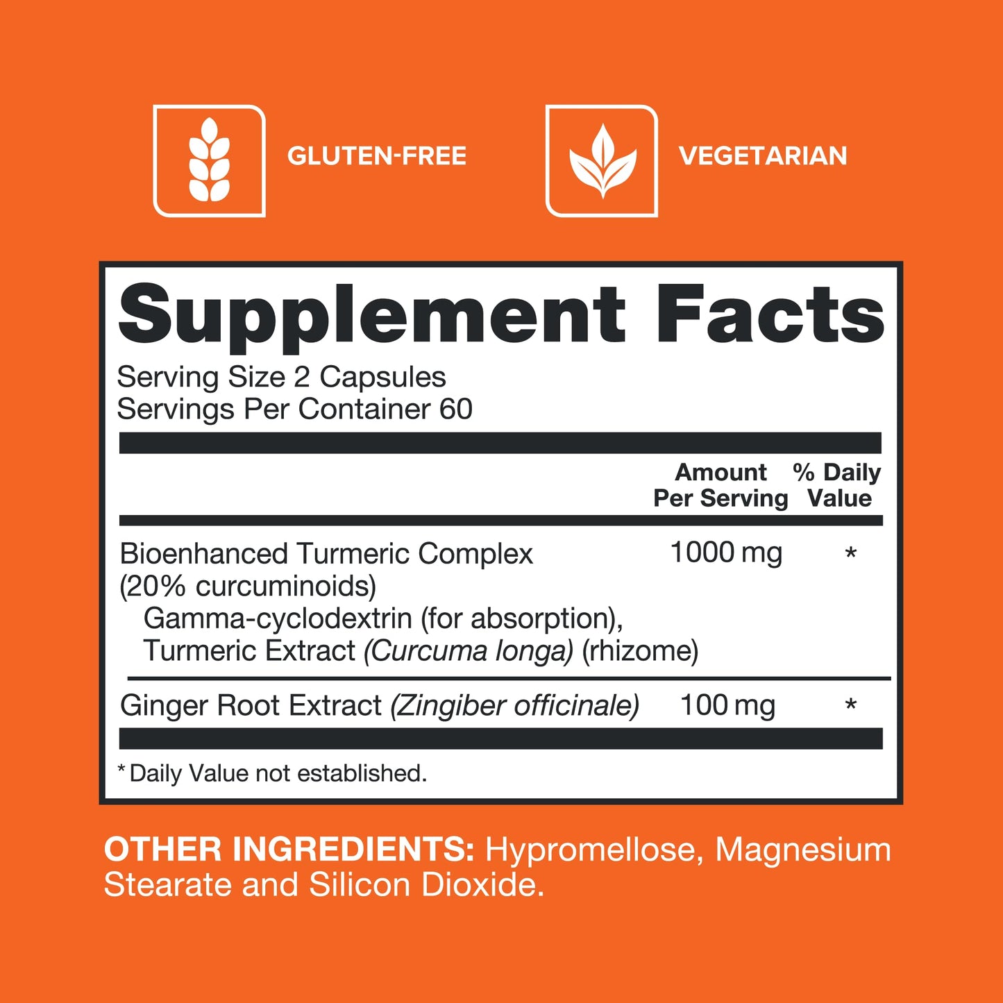 Qunol Turmeric and Ginger Capsules, 1000mg Turmeric Supplement, Ultra High Absorption to Support Joint Health, 1 Doctor Recommended Form - Maple Wellness Supplements