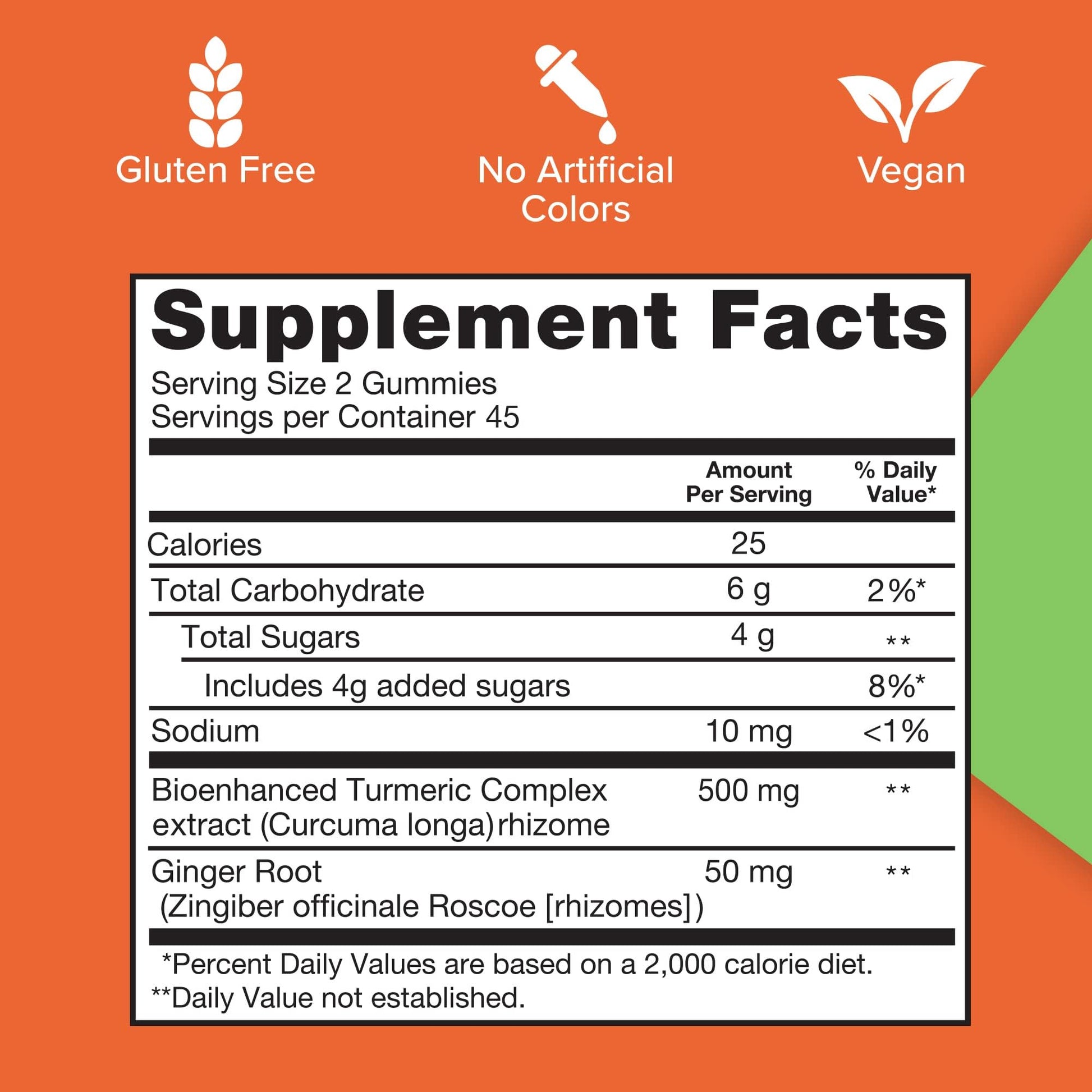 Qunol Turmeric and Ginger Gummies - Joint Support Supplement with Ultra High Absorption, 90 Count Vegan and Gluten Free Gummies - Maple Wellness Supplements