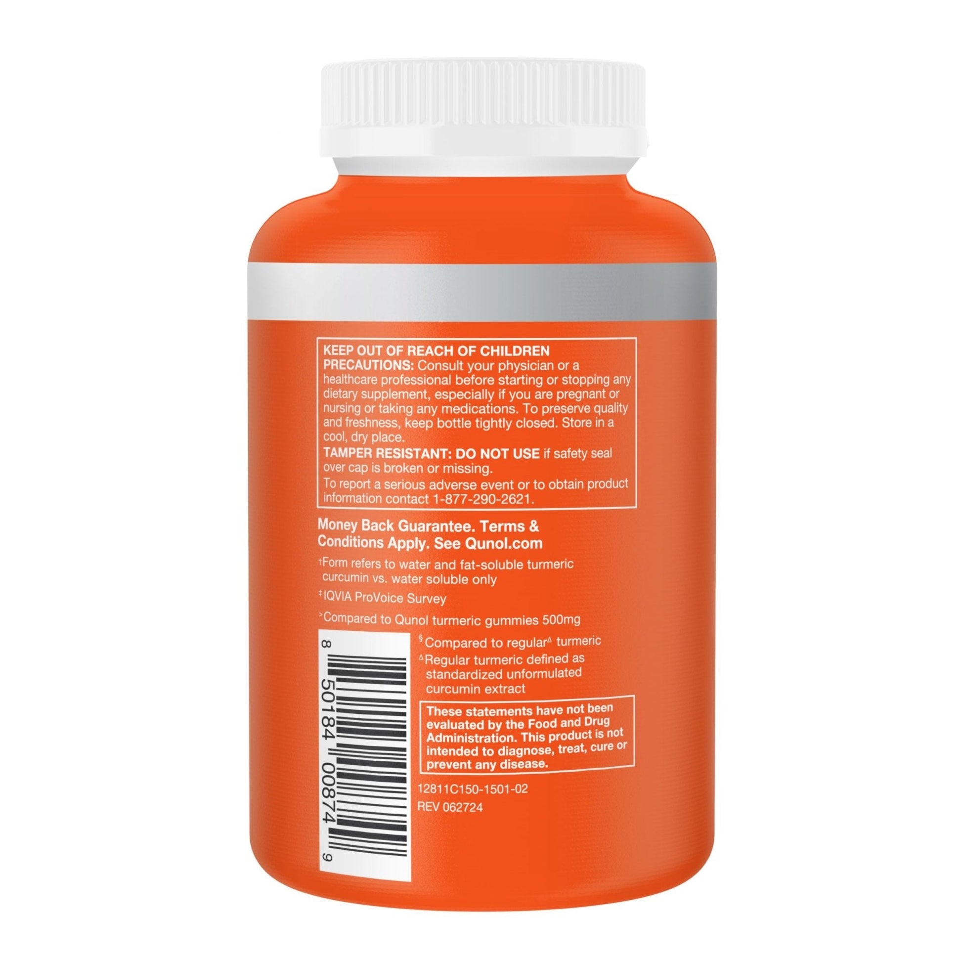 Qunol Turmeric Curcumin Supplement, 1000mg with Ultra High Absorption, for Joint Support, Extra Strength Capsules, 150 Count - Maple Wellness Supplements