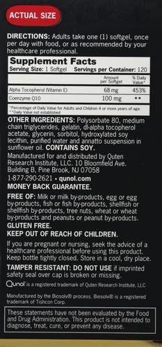 Qunol Ultra CoQ10 100mg, 3x Better Absorption, Patented Water and Fat Soluble Natural Supplement Form of Coenzyme Q10 - Maple Wellness Supplements