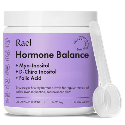 Rael Hormone Balance for Women, Myo Inositol Powder - Myo-Inositol & D-Chiro Inositol - Maple Wellness Supplements