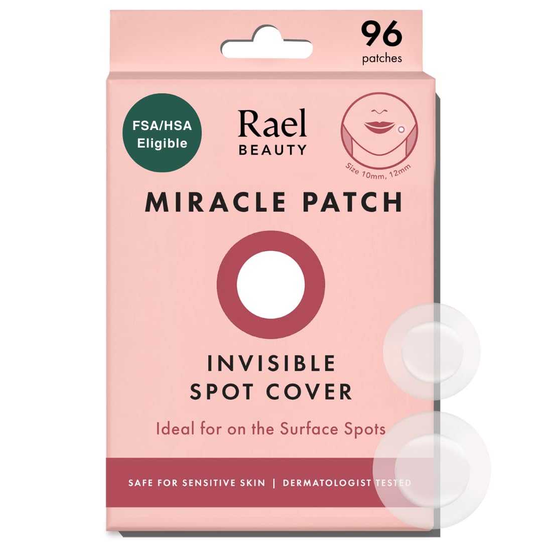 Rael Pimple Patches, Miracle Invisible Spot Cover - Hydrocolloid Acne Pimple Patch - Maple Wellness Supplements