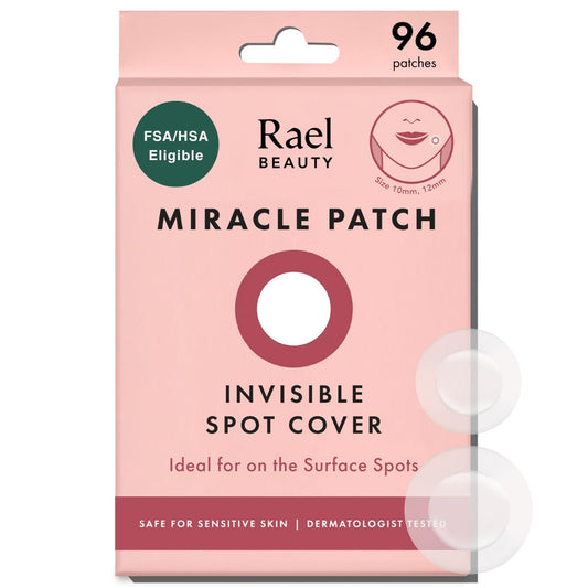 Rael Pimple Patches, Miracle Invisible Spot Cover - Hydrocolloid Acne Pimple Patch - Maple Wellness Supplements