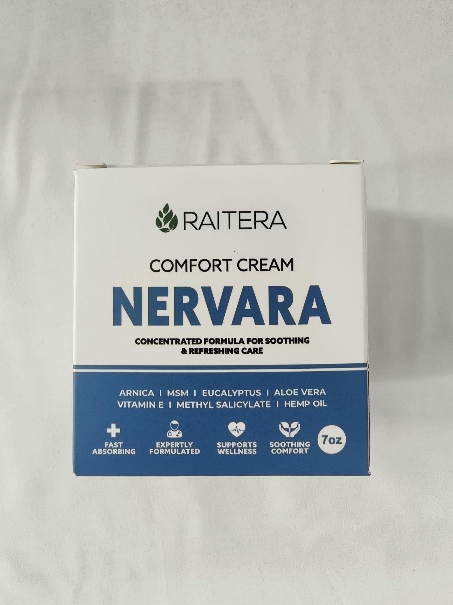 Raitera Neuropathy Cream – Extra Strength for Feet, Hands, Legs, Toes – Advanced Cooling Non-Greasy Fast Absorbing Formula - Natural Ingredients Frankincense, Arnica, Aloe Vera, Turmeric, MSM - Maple Wellness Supplements