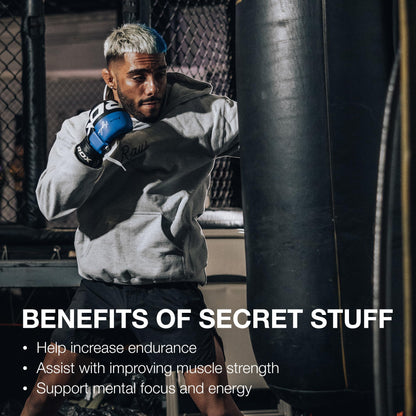 RAW Christopher's Secret Stuff Pre Workout Powder, Thavage (Tastes Like Winning) - Chris Bumstead CBUM Preworkout Supplement for Men & Women - Working Out, Hydration & Energy - 40 Servings - Maple Wellness Supplements
