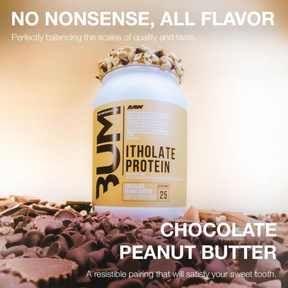 RAW Whey Isolate Protein Powder, Chocolate Peanut Butter (CBUM Itholate) - 100% Grass - Maple Wellness Supplements