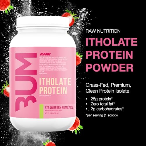 RAW Whey Isolate Protein Powder, Strawberry BumCake (CBUM Itholate Protein) - Maple Wellness Supplements