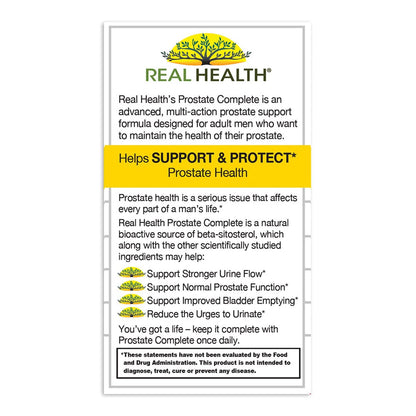 Real Health The Prostate Formula - Prostate Health Supplements for Men, Saw Palmetto Formula for Healthy Bladder and Urinary Support, - Maple Wellness Supplements