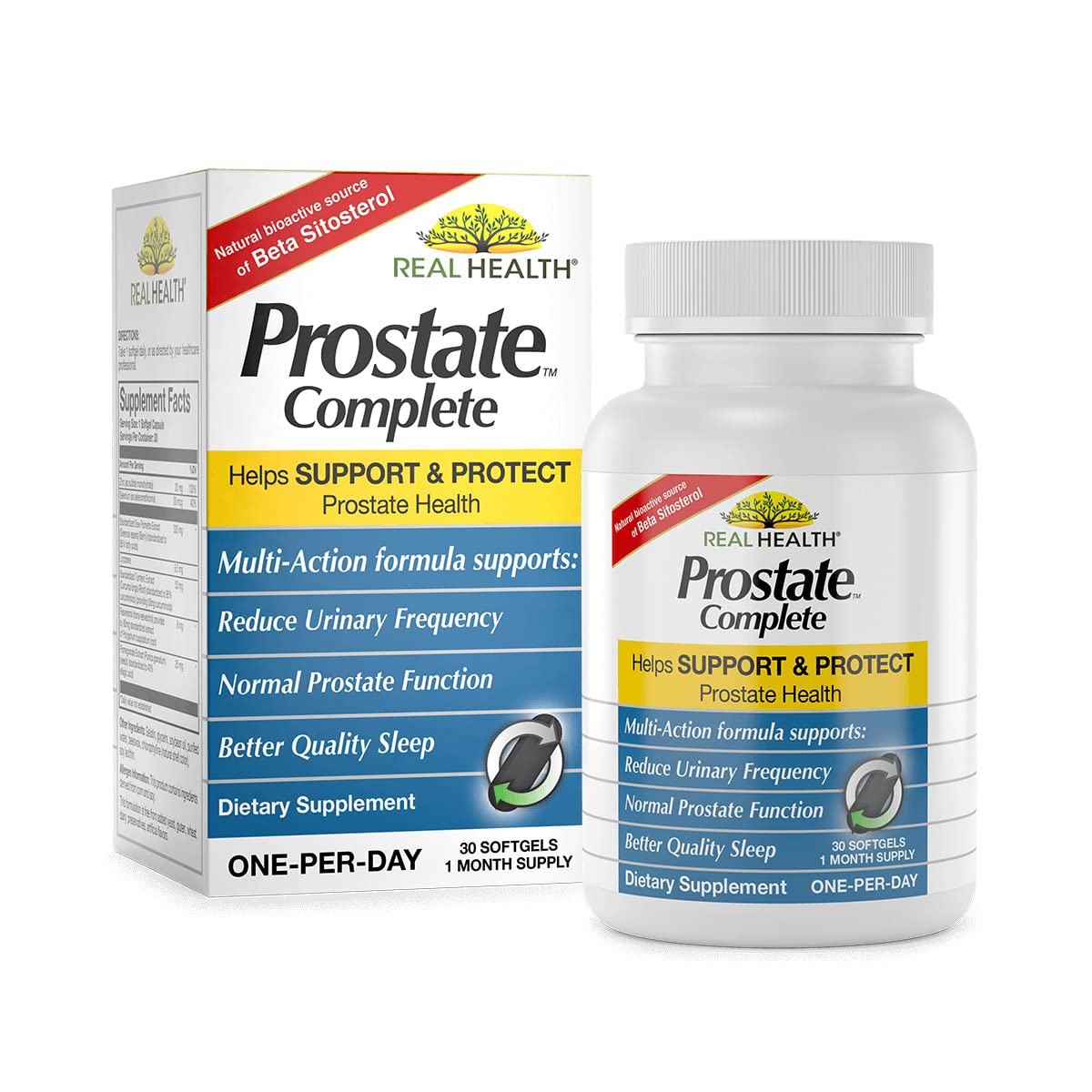 Real Health The Prostate Formula - Prostate Health Supplements for Men, Saw Palmetto Formula for Healthy Bladder and Urinary Support, - Maple Wellness Supplements