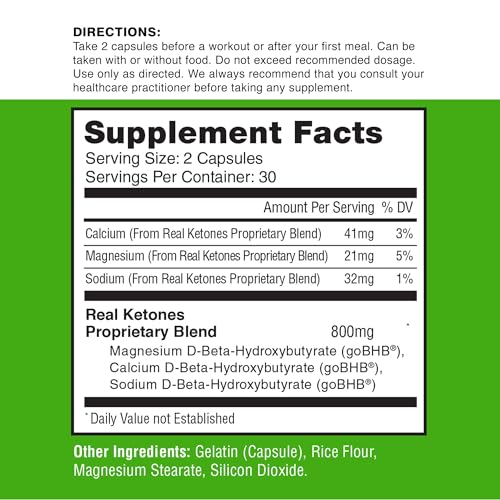 Real Ketones BHB Exogenous Ketones Keto Pills Keto Electrolytes Pills for Enhanced - Maple Wellness Supplements