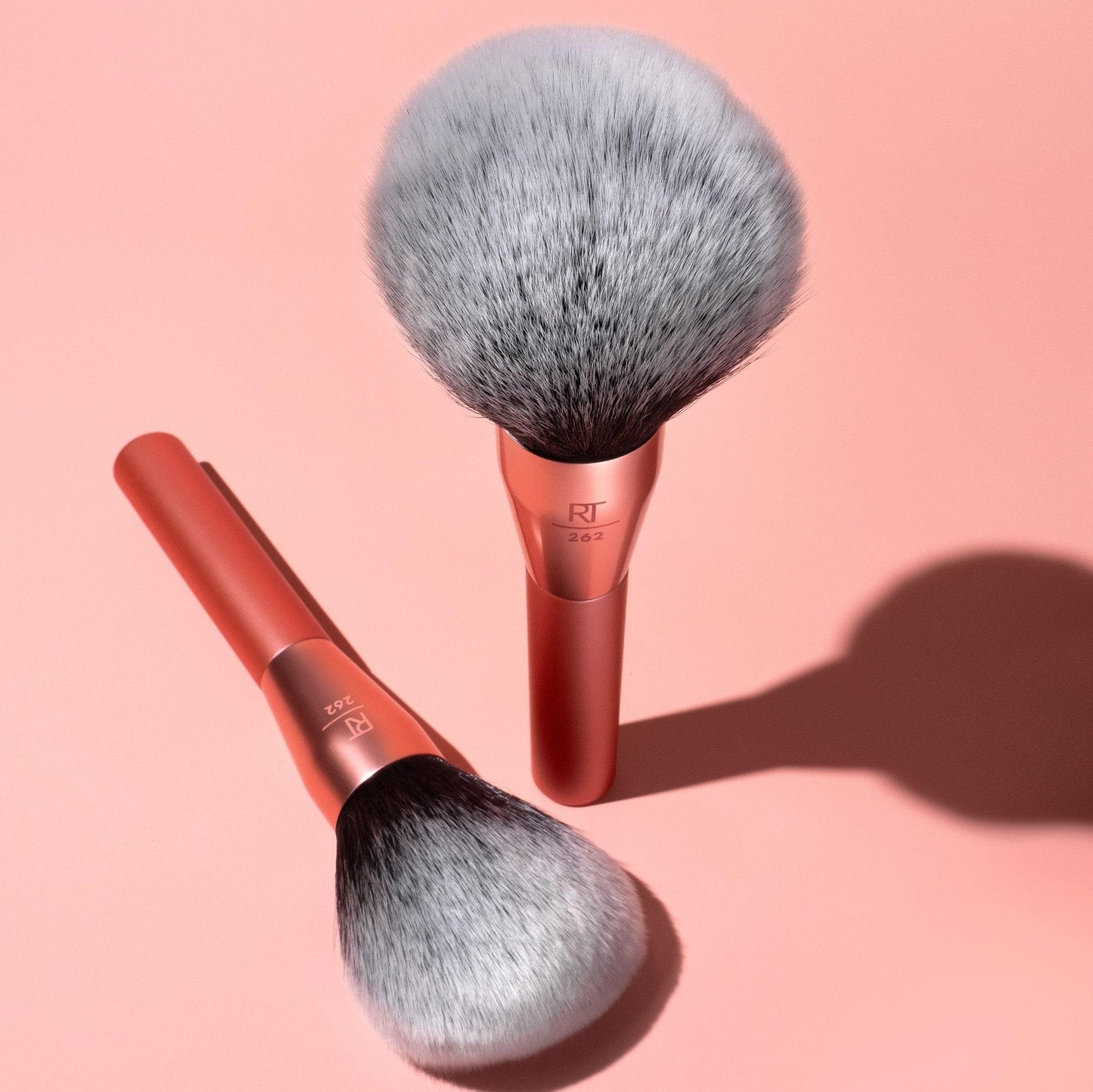 Real Techniques Extra Big Powder Brush, Large Makeup Brush For Powder, Fluffy Head For All-Over Setting, XL Oversized Brush For Quick Application, Cruelty-Free, Synthetic Bristles, 1 Count - Maple Wellness Supplements
