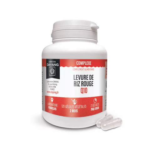 Red yeast rice + Q10 DAYANG - 120 capsules - Maple Wellness Supplements
