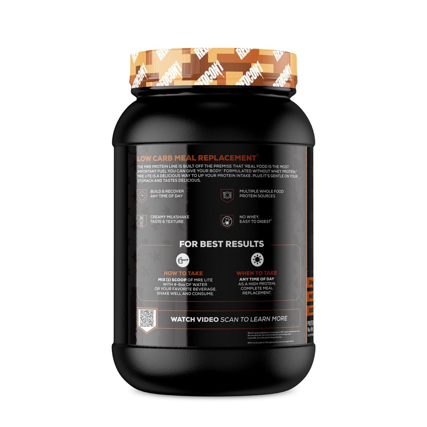 REDCON1 MRE LITE - Peanut Butter Cookie - 1.92 lb. - Maple Wellness Supplements