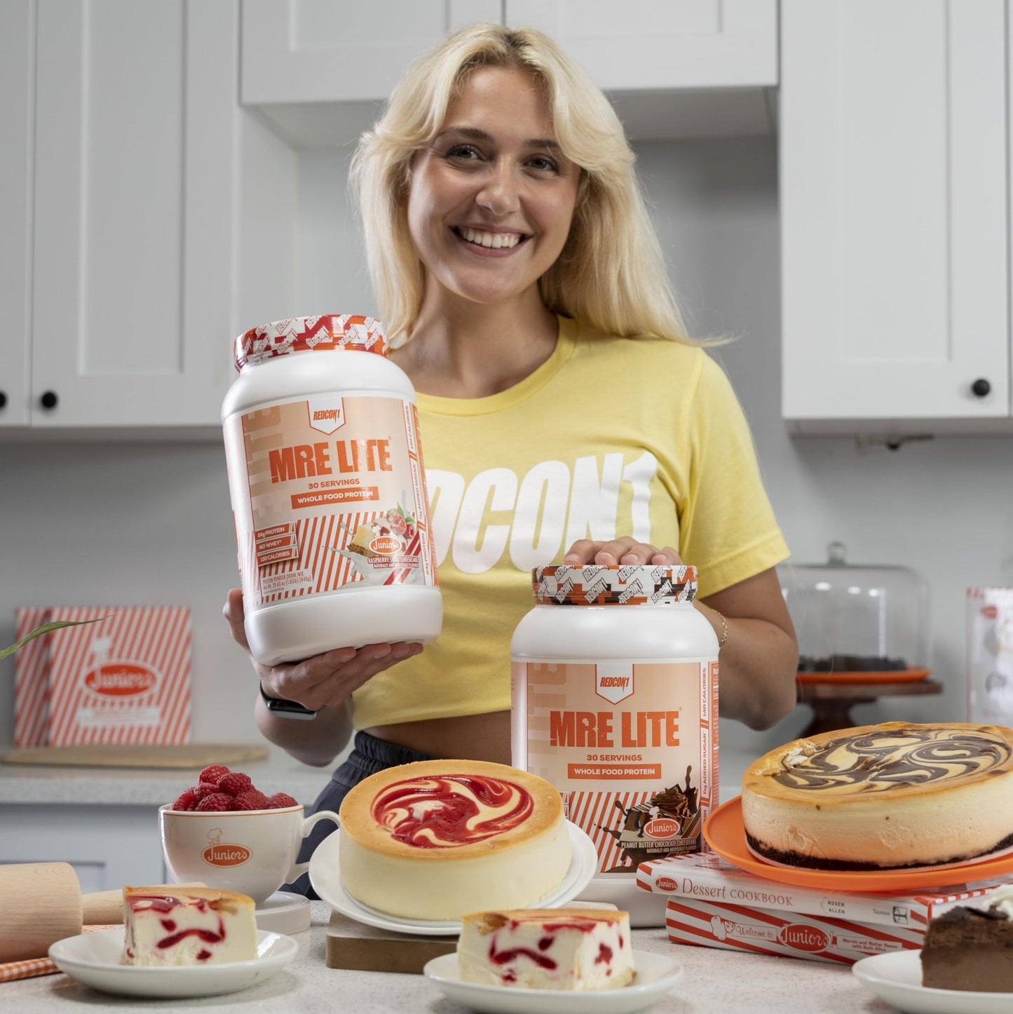 REDCON1 MRE Lite Whole Food Protein Powder, Juniors, Peanut Butter Chocolate - Maple Wellness Supplements
