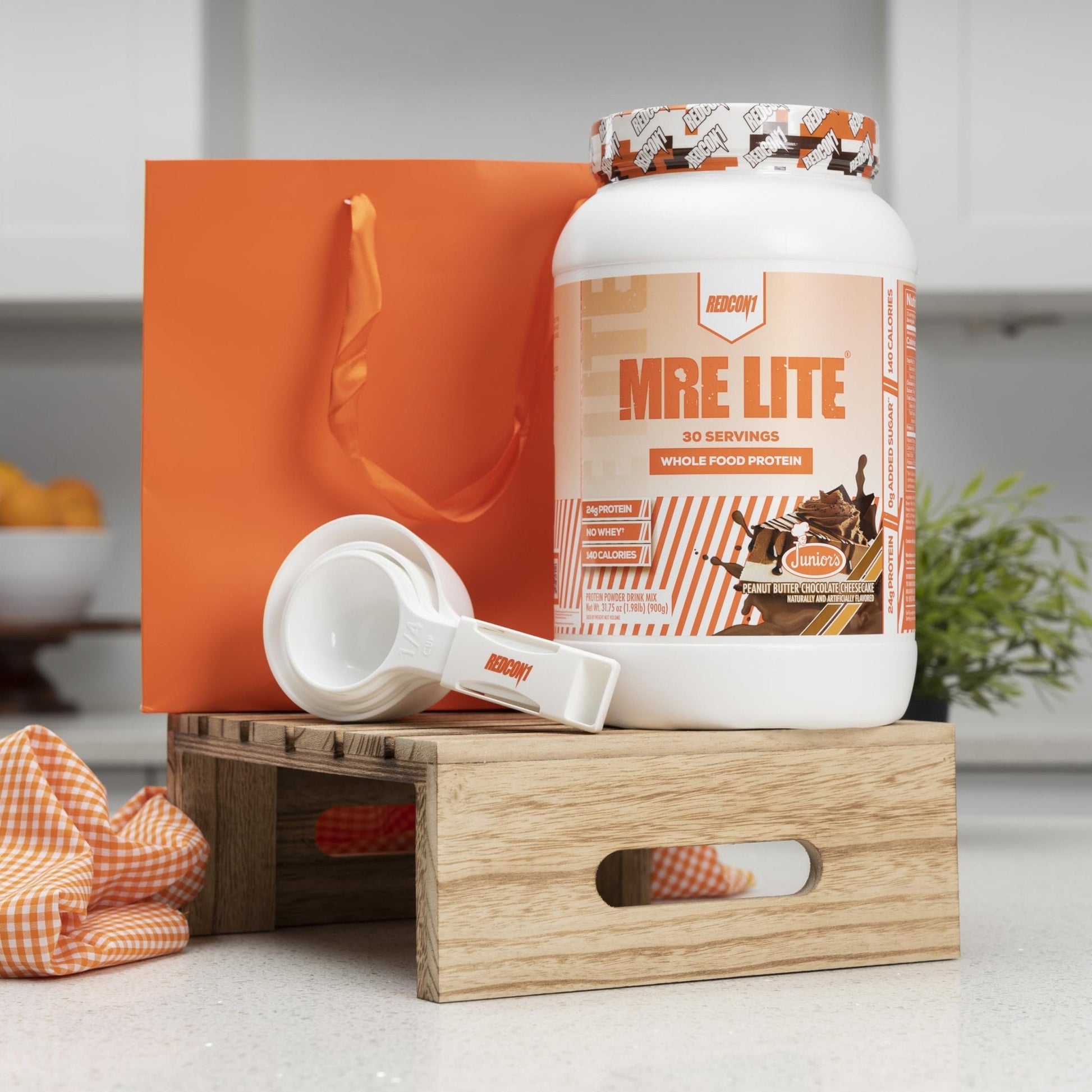 REDCON1 MRE Lite Whole Food Protein Powder, Juniors, Peanut Butter Chocolate - Maple Wellness Supplements