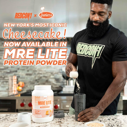 REDCON1 MRE Lite Whole Food Protein Powder, Juniors, Pumpkin Cheesecake - Low Carb - Maple Wellness Supplements