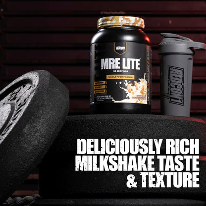 REDCON1 MRE Lite Whole Food Protein Powder, Vanilla - Low Carb & Whey Free Meal - Maple Wellness Supplements