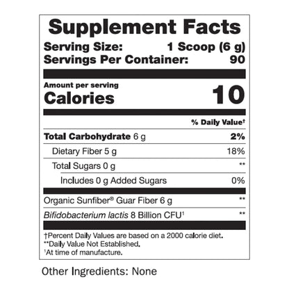 Regular Girl Organic Powder, Prebiotic Fiber Supplement and Probiotics for Women, Low FODMAP, 90 Day Bulk Supply, Unflavored, 90 Servings - Maple Wellness Supplements