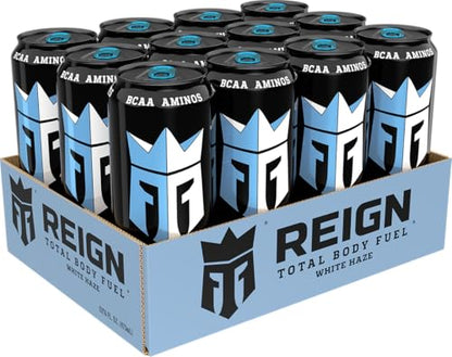 Reign Total Body Fuel, White Haze, Fitness & Performance Drink, 16 Fl Oz - Maple Wellness Supplements