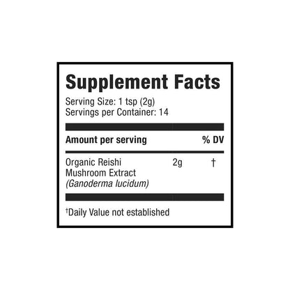 Reishi by Moon Juice - Organic Reishi Mushroom Powder Extract (700mg 1,3 and 1,6 Beta-Glucans per Serving) - Supports Mood, Concentration & Healthy Immune System - Vegan, Non-GMO (1.3oz) - Maple Wellness Supplements