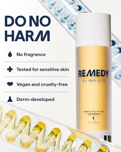 Remedy for Dark Spots | Advanced Night Treatment with Retinol & Kojic Acid | For Discoloration and Uneven Tones | With Glutathione - Maple Wellness Supplements