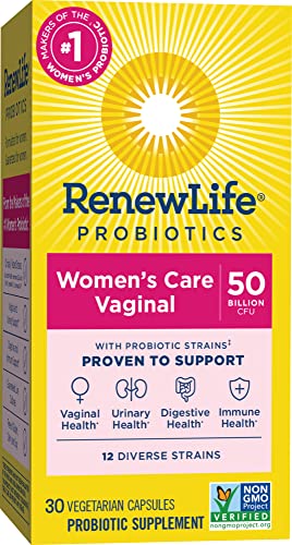 Renew Life Women's Probiotic Capsules, 50 Billion CFU Guaranteed, Supports pH Balance - Maple Wellness Supplements