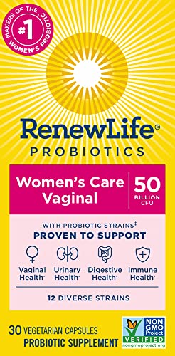 Renew Life Women's Probiotic Capsules, 50 Billion CFU Guaranteed, Supports pH Balance - Maple Wellness Supplements