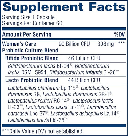 Renew Life Women's Probiotic Capsules, Supports pH Balance for Women, Vaginal - Maple Wellness Supplements