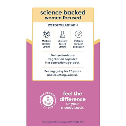 Renew Life Women's Probiotic Capsules, Supports pH Balance for Women, Vaginal, Urinary - Maple Wellness Supplements