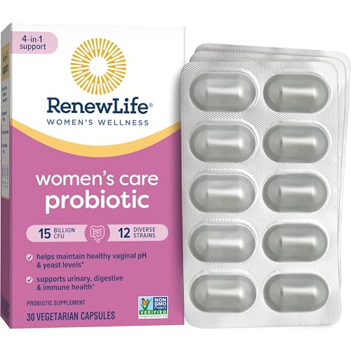 Renew Life Women's Probiotic Capsules, Supports pH Balance for Women, Vaginal, Urinary - Maple Wellness Supplements