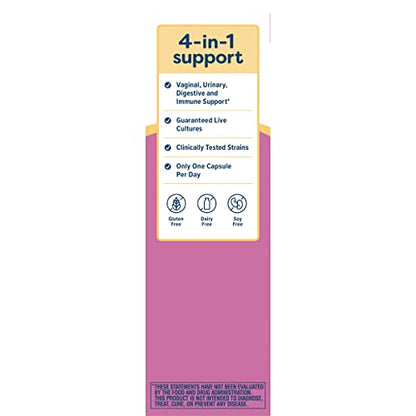 Renew Life Women's Probiotic Capsules, Supports pH Balance for Women, Vaginal, Urinary - Maple Wellness Supplements