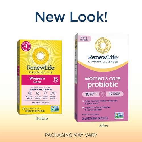 Renew Life Women's Probiotic Capsules, Supports pH Balance for Women, Vaginal, Urinary - Maple Wellness Supplements