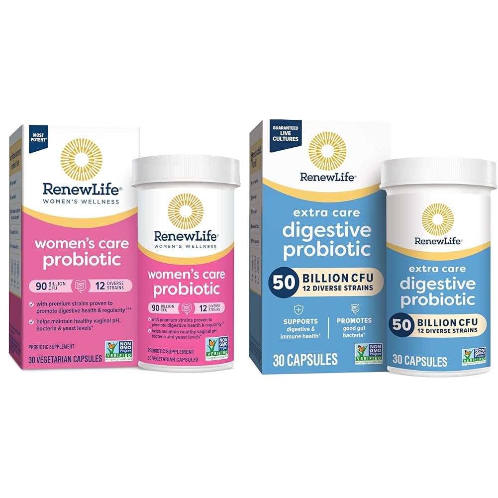 Renew Life Women's Probiotic Capsules, Supports Vaginal, Urinary, Digestive and Immune - Maple Wellness Supplements