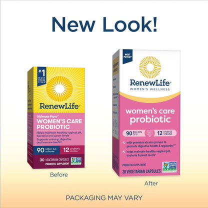 Renew Life Women's Probiotic Capsules, Supports Vaginal, Urinary, Digestive & Ultimate - Maple Wellness Supplements