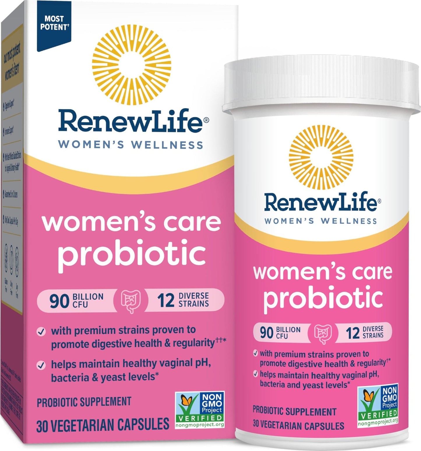 Renew Life Women's Probiotic Capsules, Supports Vaginal, Urinary, Digestive & Ultimate - Maple Wellness Supplements