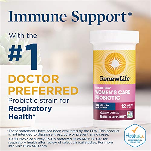 Renew Life Women’s Probiotic - Ultimate Flora Probiotic Women's Care, Shelf Stable - Maple Wellness Supplements