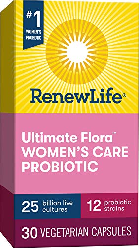 Renew Life Women’s Probiotic - Ultimate Flora Probiotic Women's Care, Shelf Stable - Maple Wellness Supplements