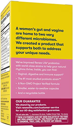 Renew Life Women’s Probiotic - Ultimate Flora Probiotic Women's Care, Shelf Stable - Maple Wellness Supplements