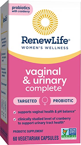Renew Life Women's Wellness Vaginal and Urinary Probiotic and Cranberry Supplement - Maple Wellness Supplements