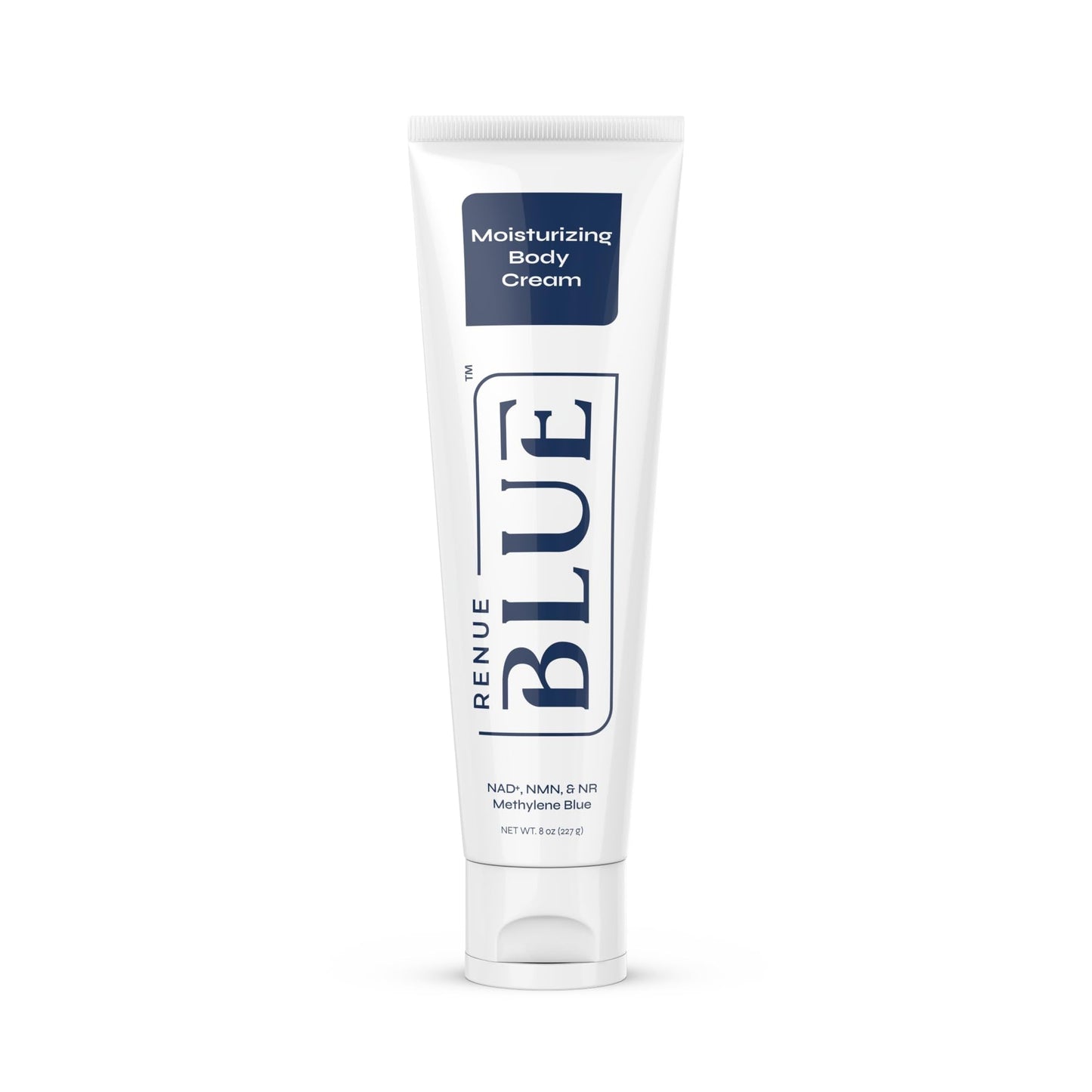 Renue Blue Methylene Blue Moisturizing Body Cream – Liposomal NAD+ Complex with Antioxidants, Peptides, and Botanical Extracts for Hydrated, Healthier‑Looking Skin - Maple Wellness Supplements