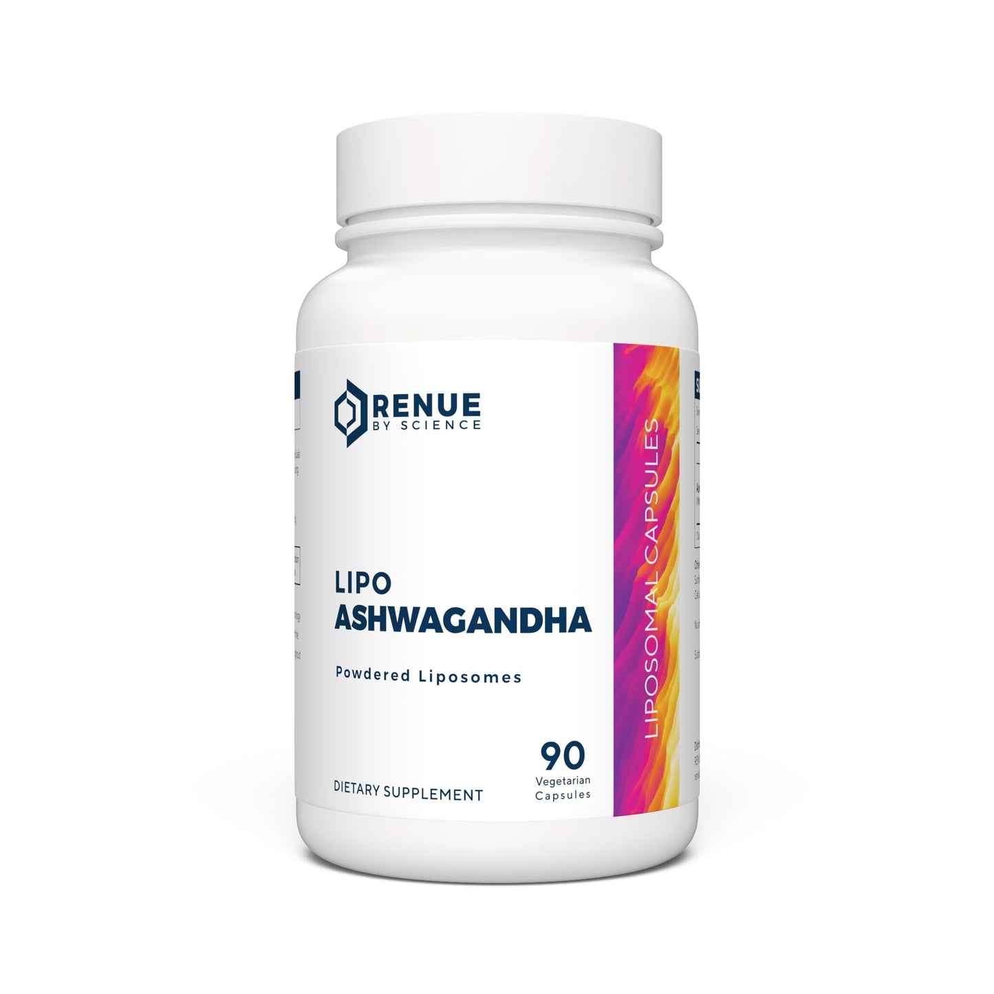 Renue By Science Ashwagandha | High Strength Liposomal Ashwagandha Supplements | 90 Ashwaganda Capsules - 200mg Ashwagandha per Serving | Non-GMO | Made in The USA Third-Party Tested - Maple Wellness Supplements