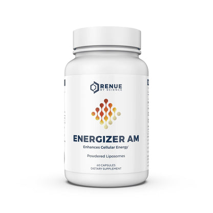 Renue By Science Energizer AM | Liposomal Resveratrol Hesperidin & Green Tea Supplement | 60 Capsules with Trans Resveratrol (65mg) Hesperidin (150mg) Green Tea Extract (35mg) - Non-GMO | Made in USA - Maple Wellness Supplements